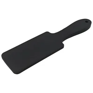 Fetish Pleasure Play Black Square Silicone Paddle
