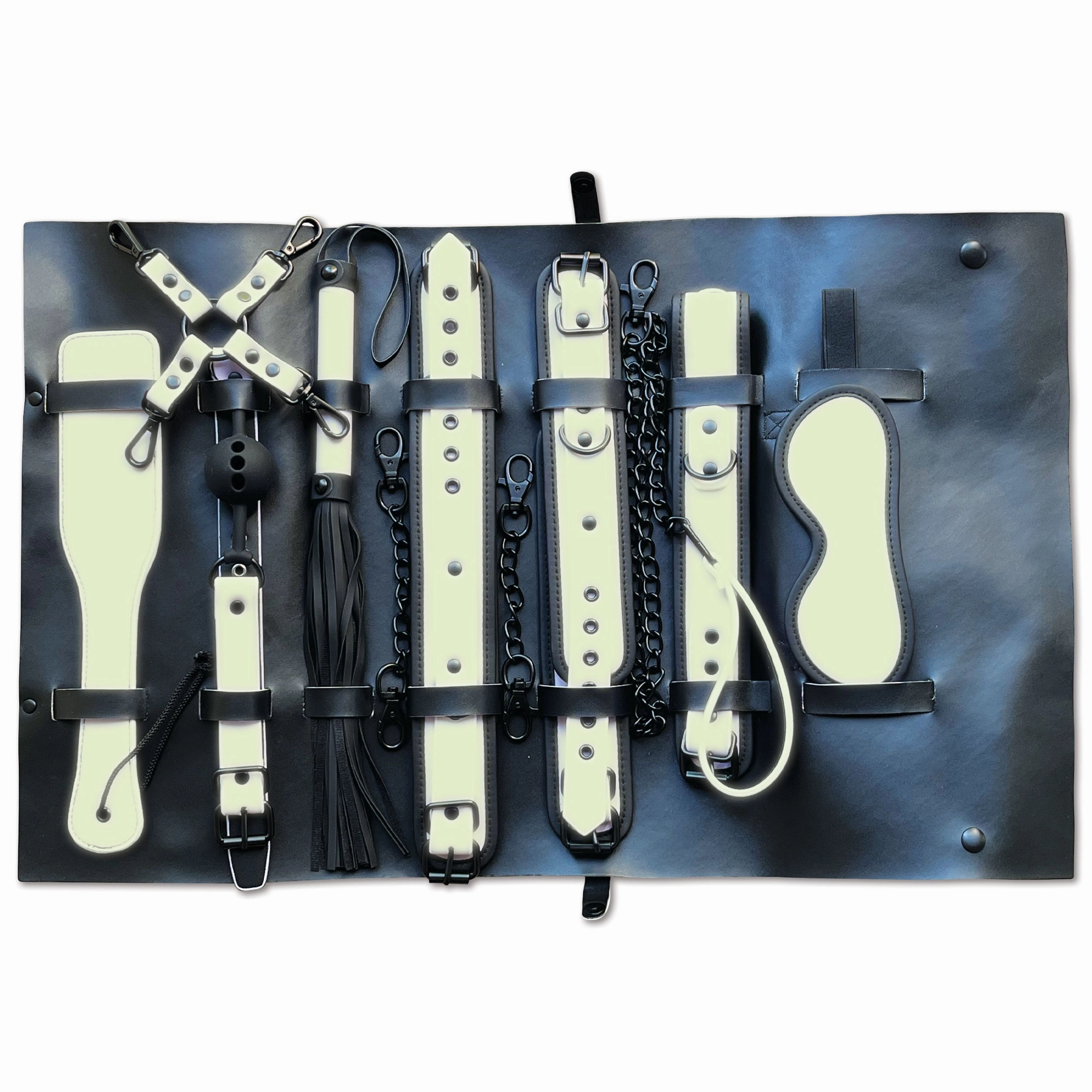 Fetish Pleasure Play Attaché Bondage Kit - Purple