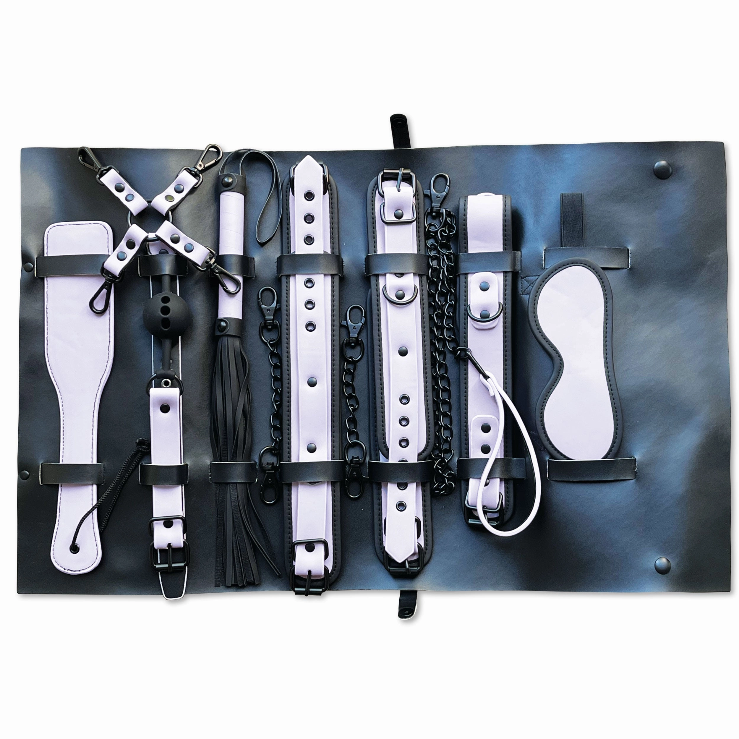 Fetish Pleasure Play Attaché Bondage Kit - Purple