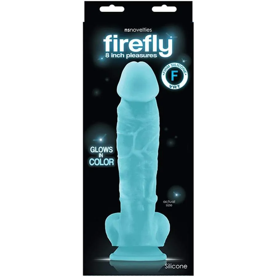 Firefly Pleasures Glowing Suction Cup Dildo