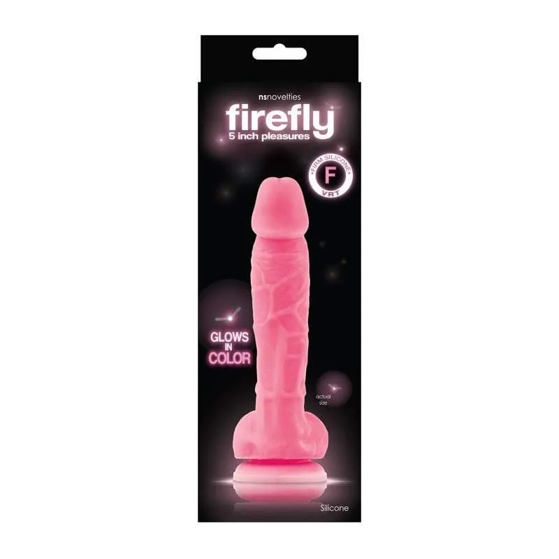 Firefly Pleasures Glowing Suction Cup Dildo