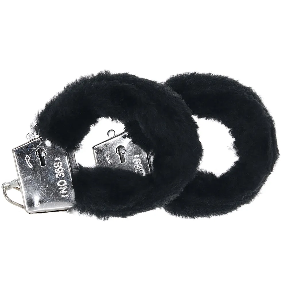 Furry Handcuffs In A Bag