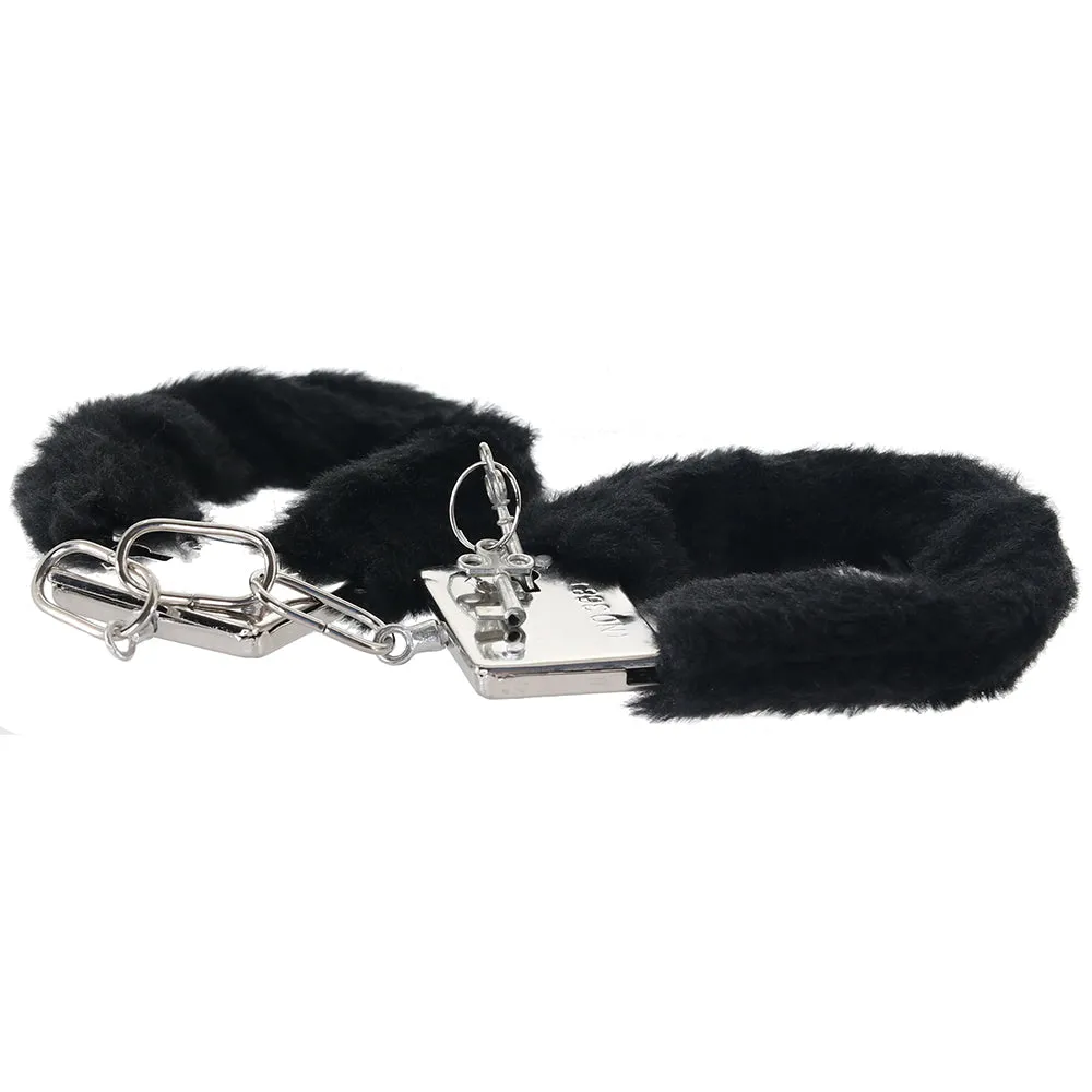 Furry Handcuffs In A Bag