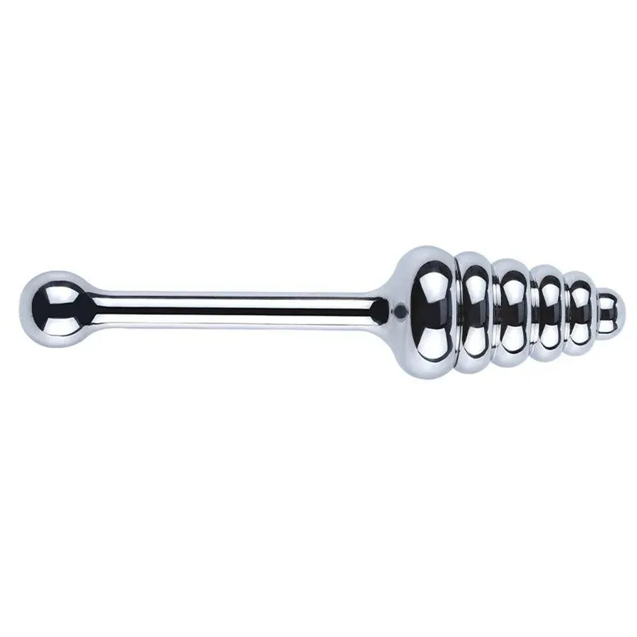 Handheld Metal Thead Butt Plug