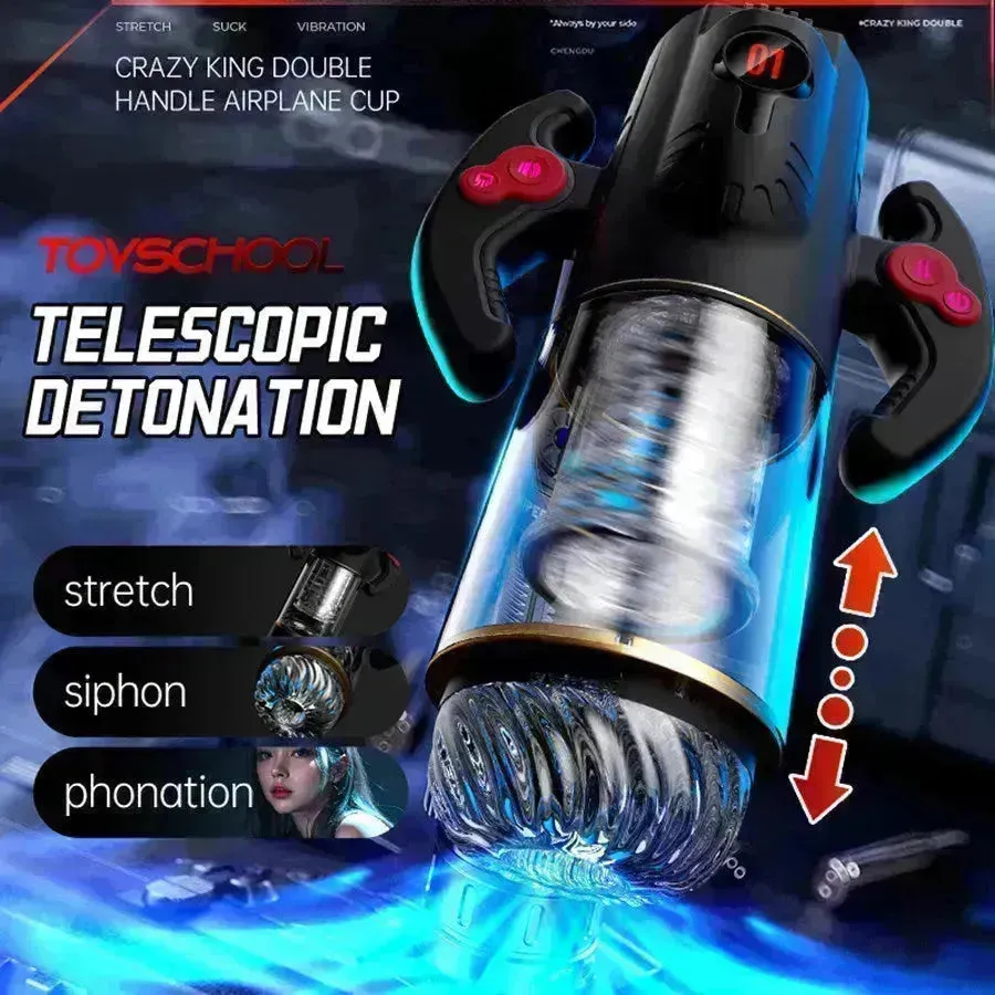 Handheld Thrusting Sex Machine for Men