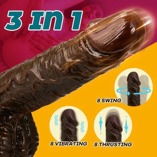 Jocko 8 Thrusting Realistic BBC Wild Dildo 8.93 INCH
