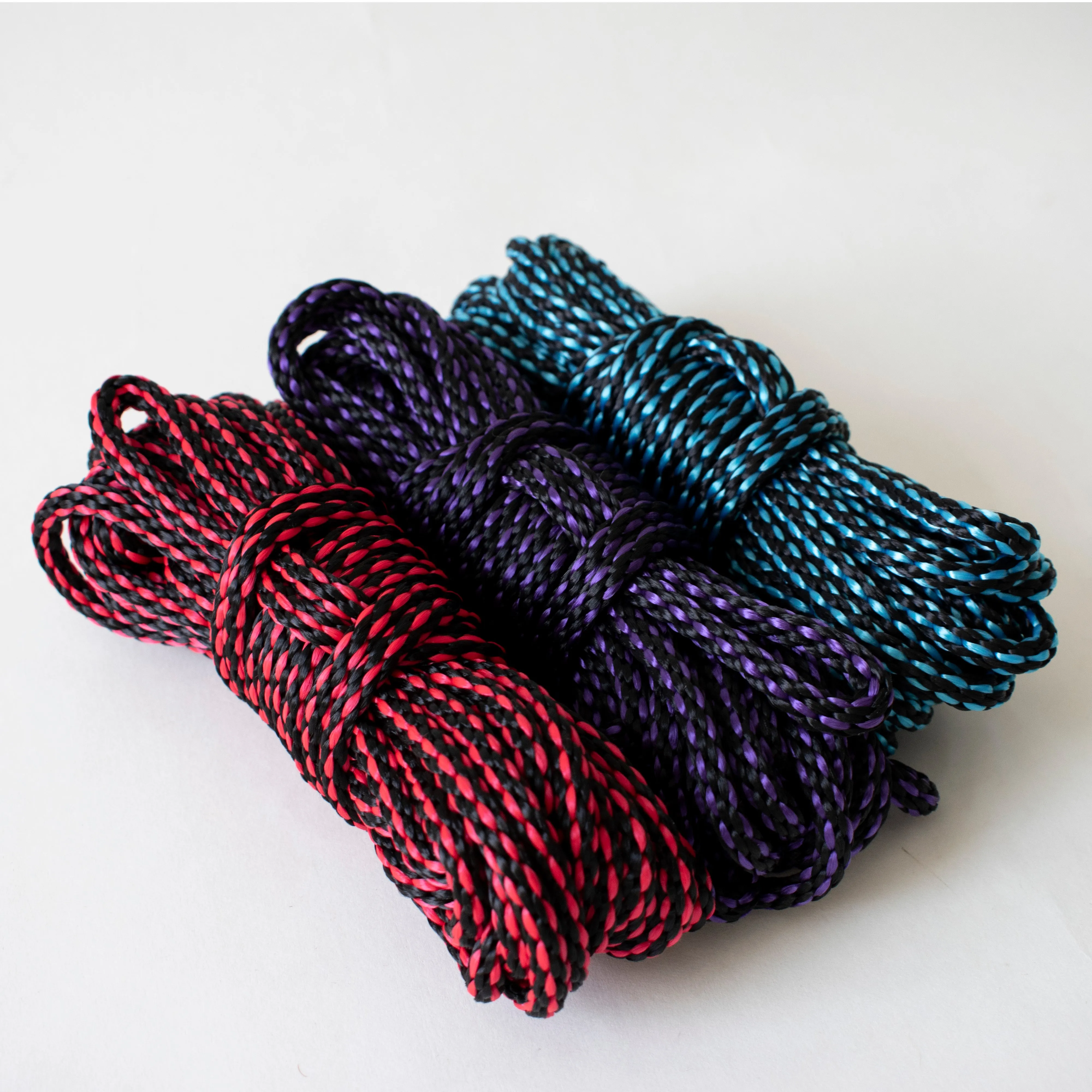 Just a Splash of Color! – 1/4 –  6mm – Solid Braid MFP Rope