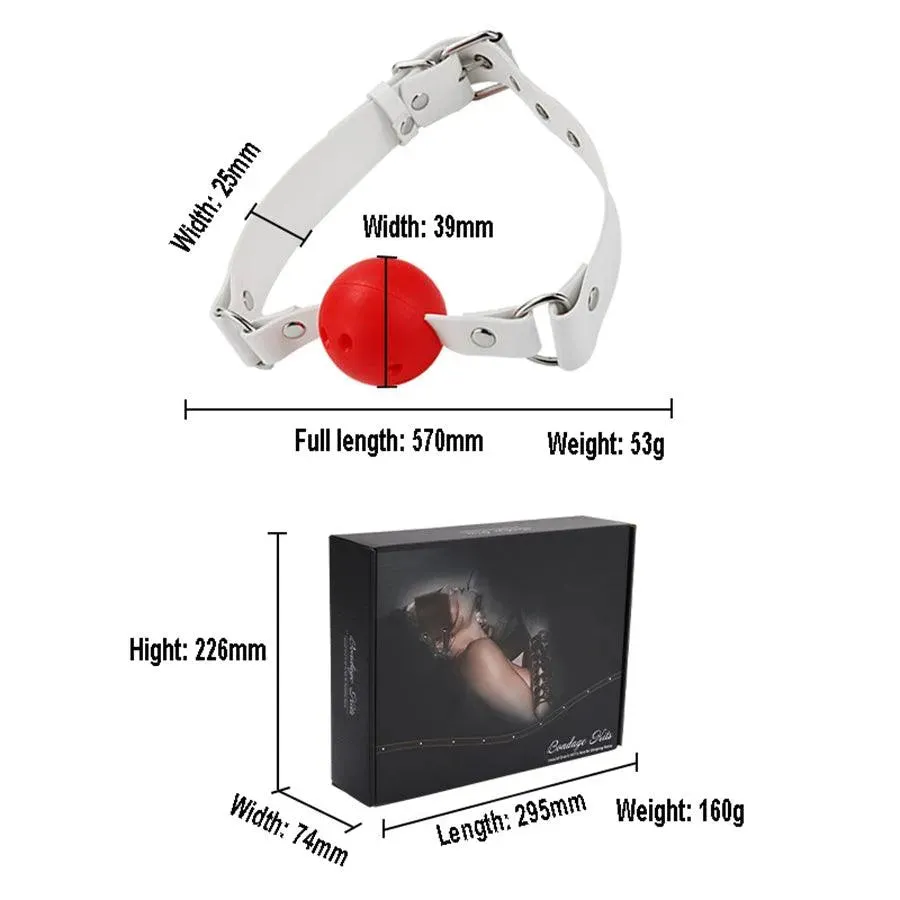 Leather BDSM Bondage Toys for Kinky Games