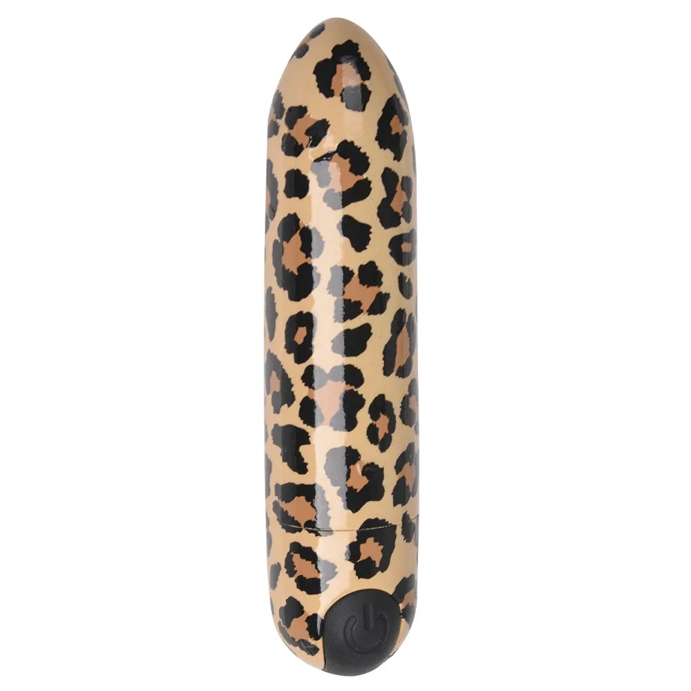 Leto Nymph Super Power Leopard Print Bullet Vibrator