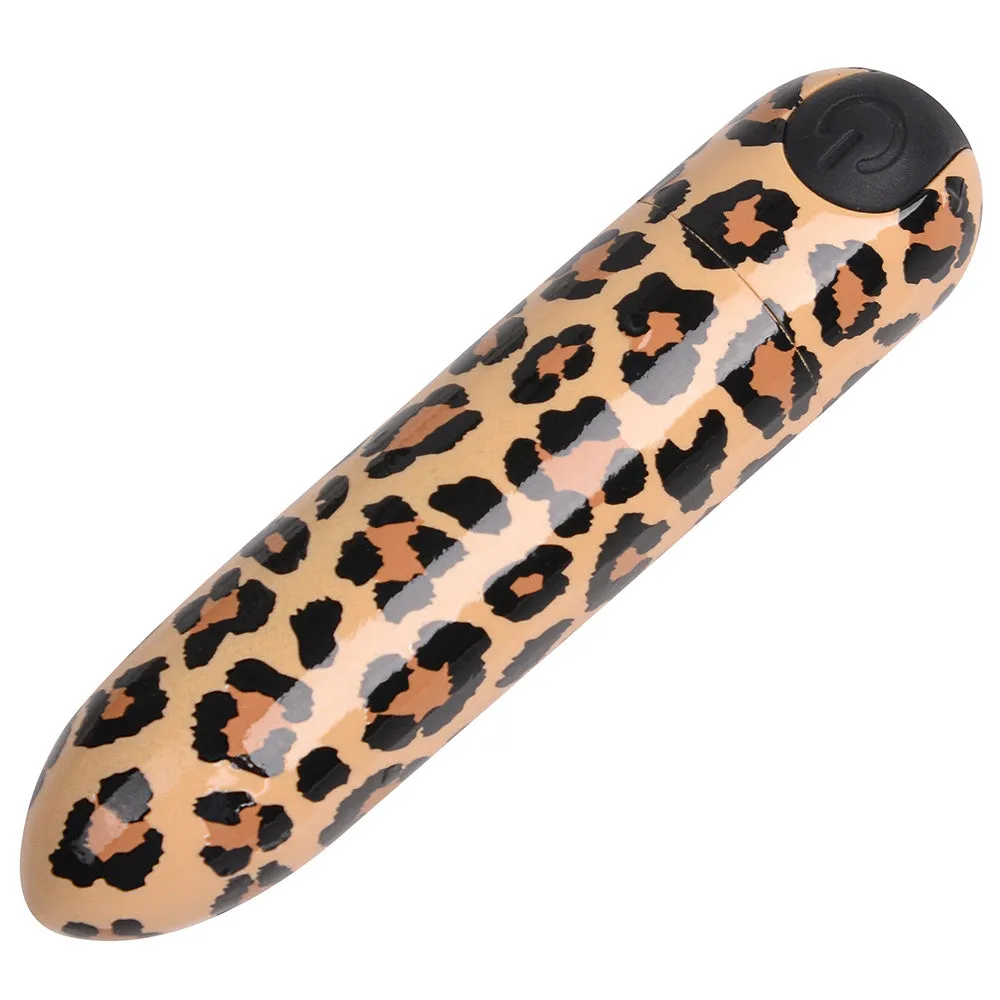 Leto Nymph Super Power Leopard Print Bullet Vibrator