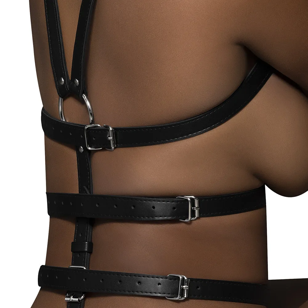 Lust Ellona Full Torso Restraint Faux Leather Body Harness