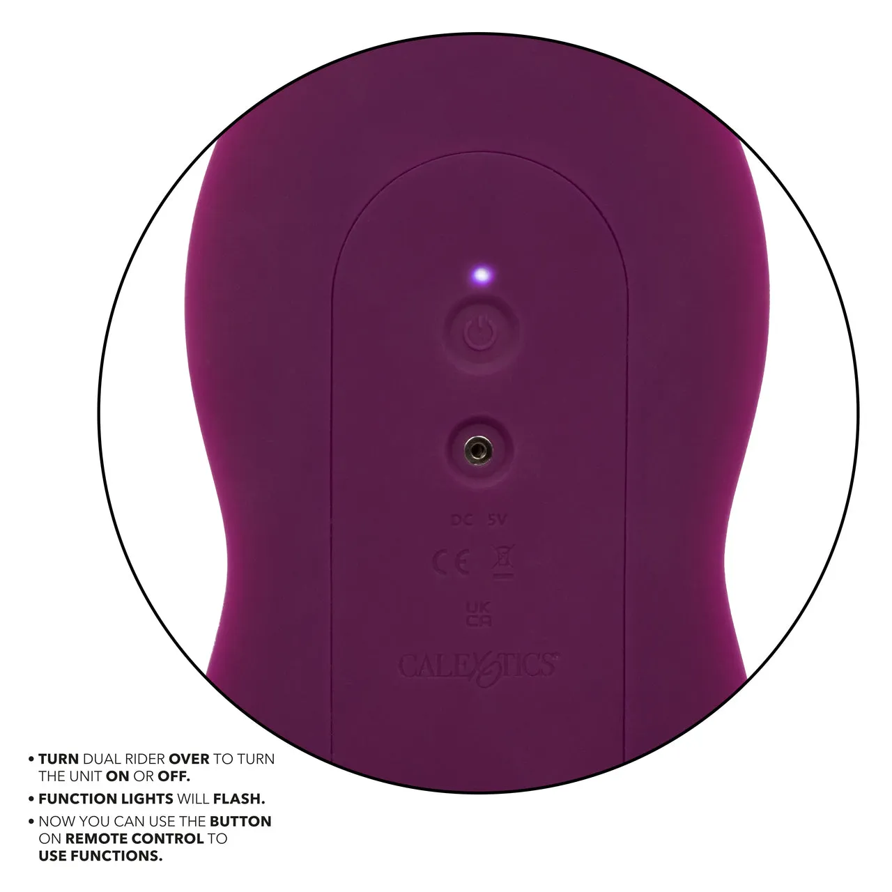 Lust Remote Control Dual Rider Hands-Free Sit On Vibrator