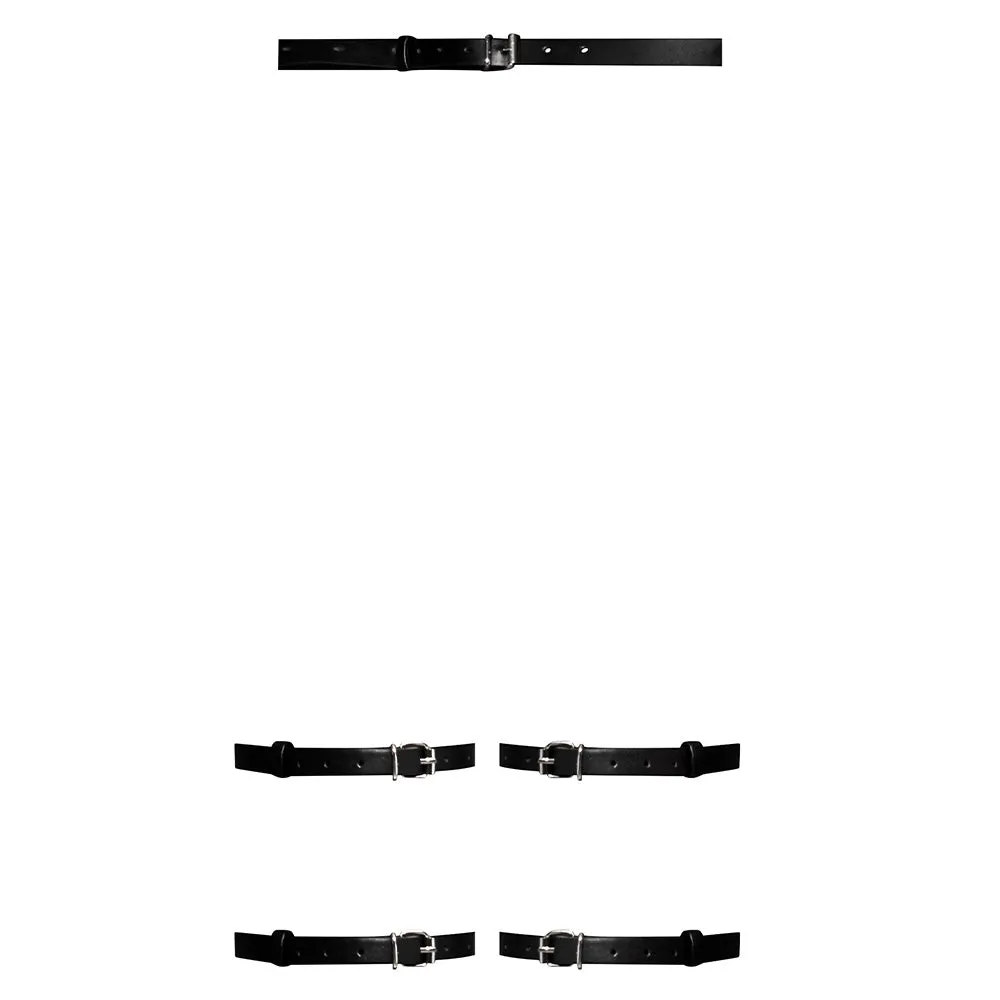 Lust Valentina Faux Leather Cage Strap Leg Garter Harness