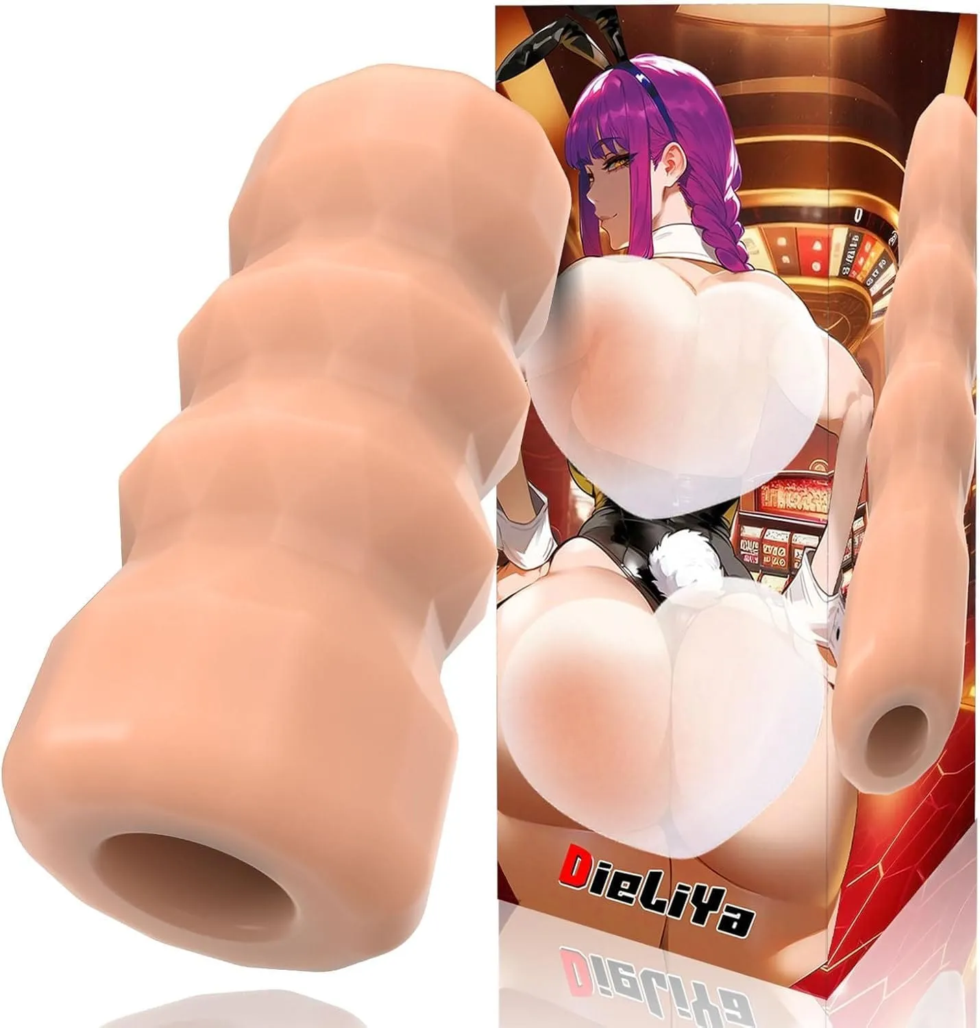 Manual Male Masturbation Realistic 3D Textured Stroker 5 Colors
