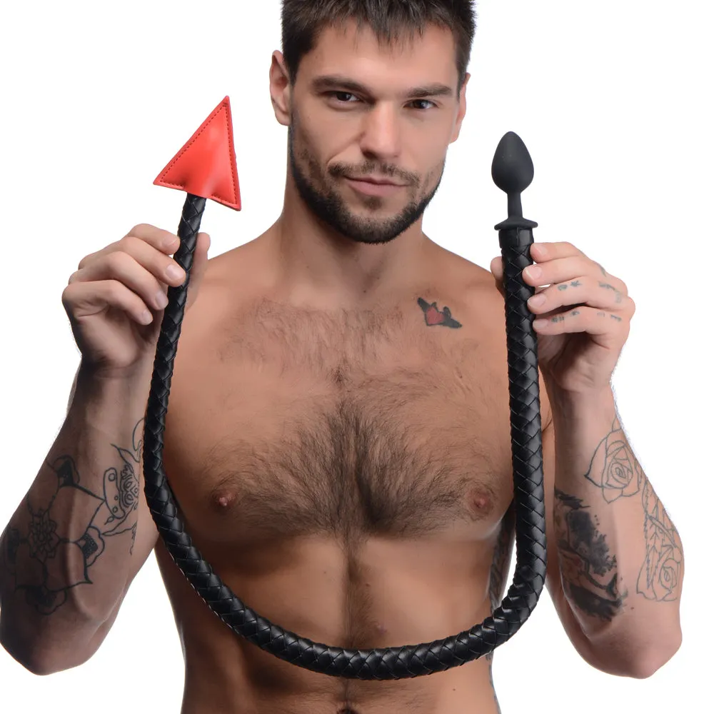 Master Series - Hellbound Braided Devil Tail Anal Plug