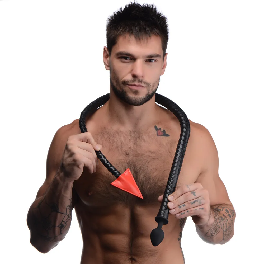 Master Series - Hellbound Braided Devil Tail Anal Plug