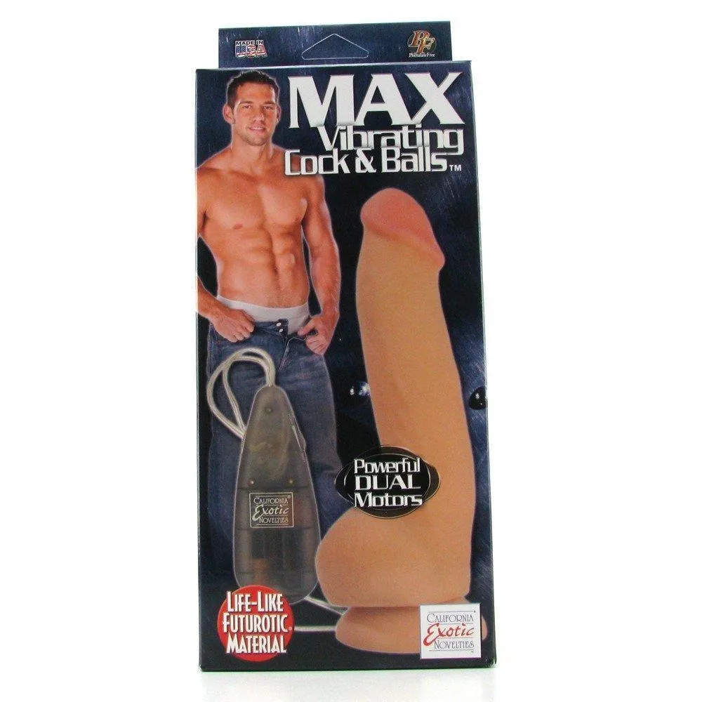 Max Vibrating Cock & Balls