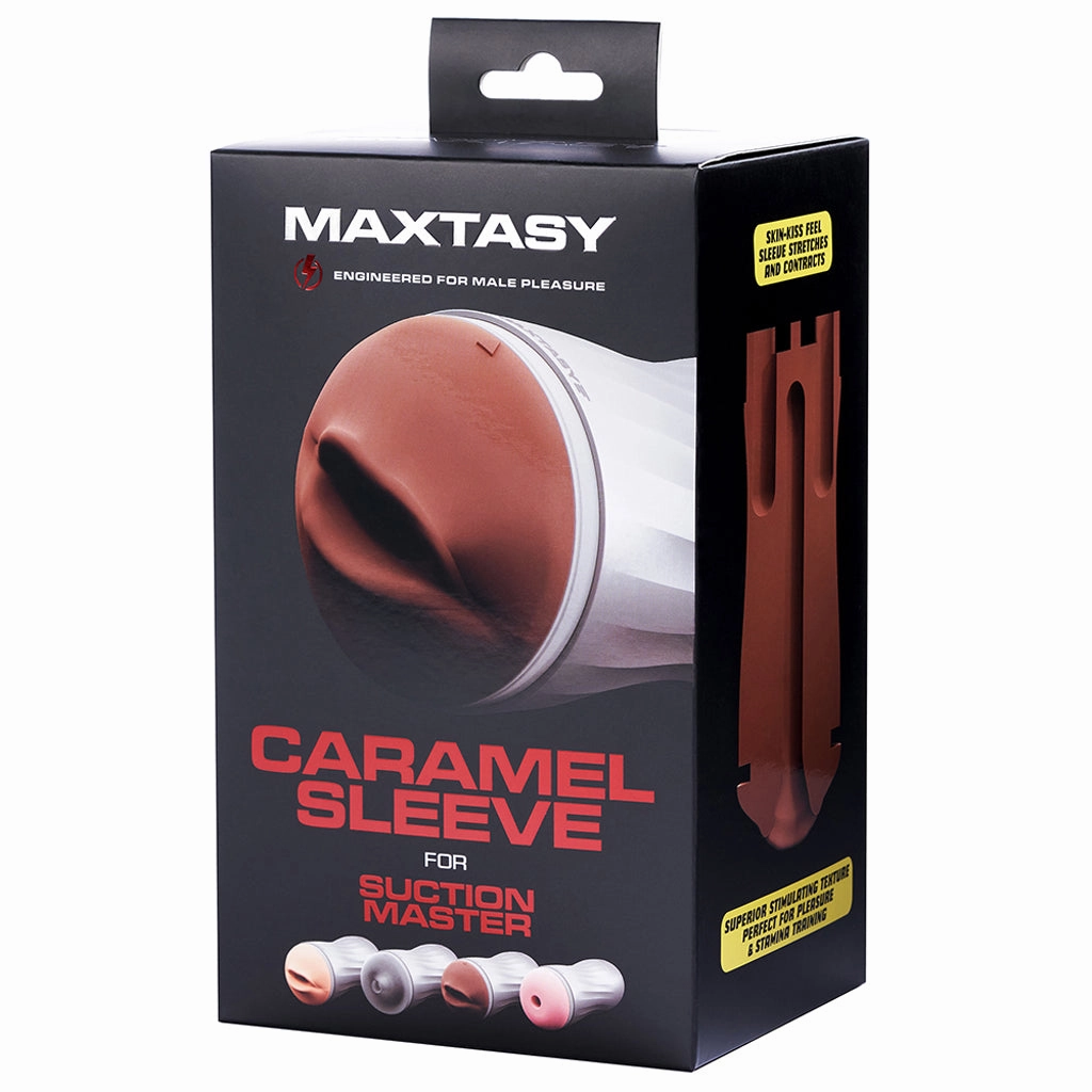 Maxtasy Caramel Mouth Sleeve For Suction Master