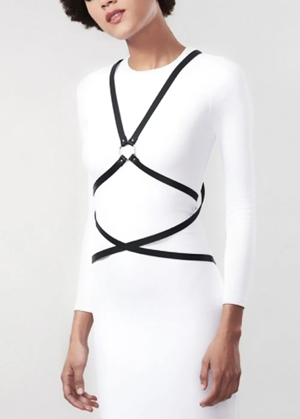 Maze Multi-Way Body Harness (Black)
