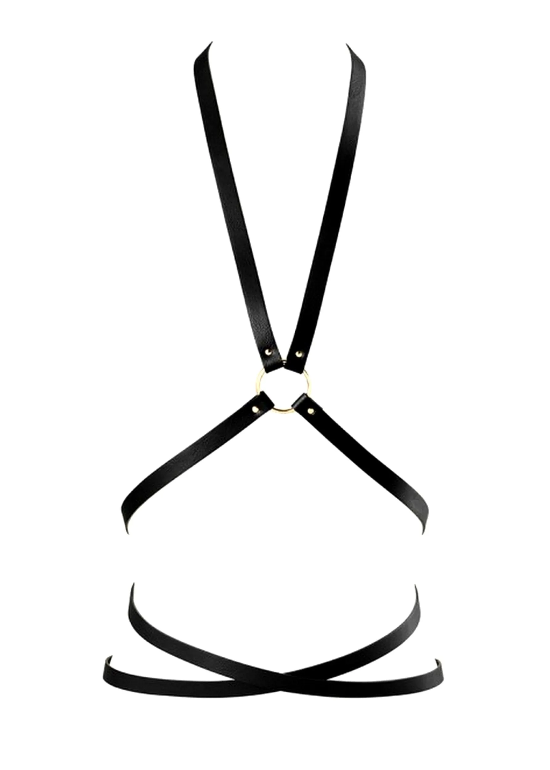 Maze Multi-Way Body Harness (Black)