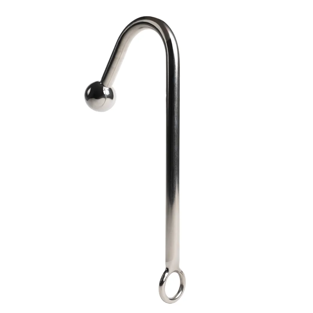 Metal Anal Hook With Single Bead
