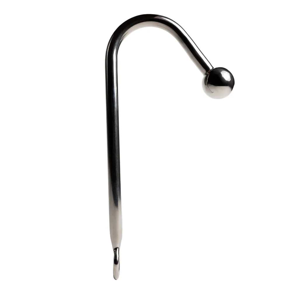 Metal Anal Hook With Single Bead