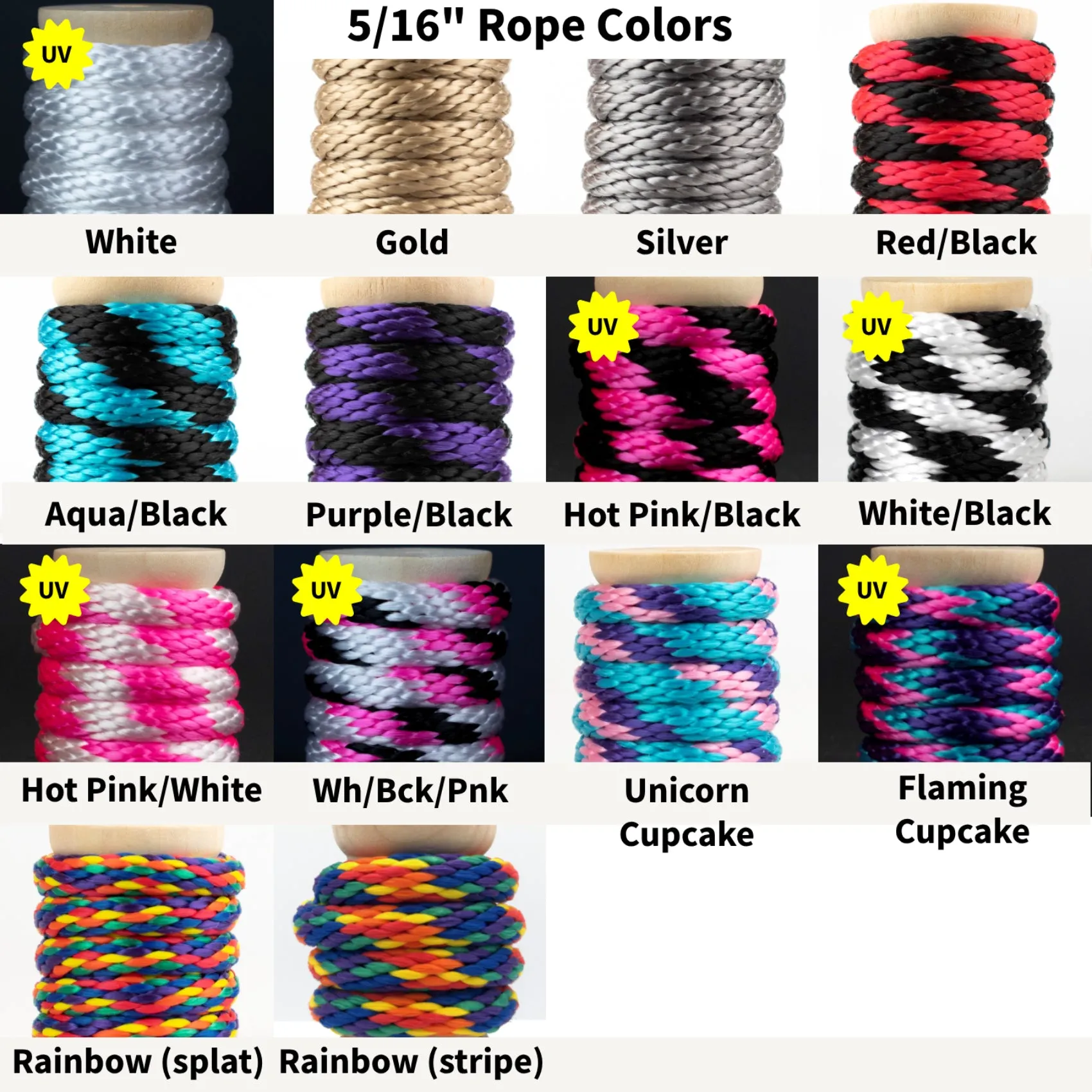 MFP Bondage Rope - 5/16 / 8mm - Solid Braid - for Shibari or Suspension