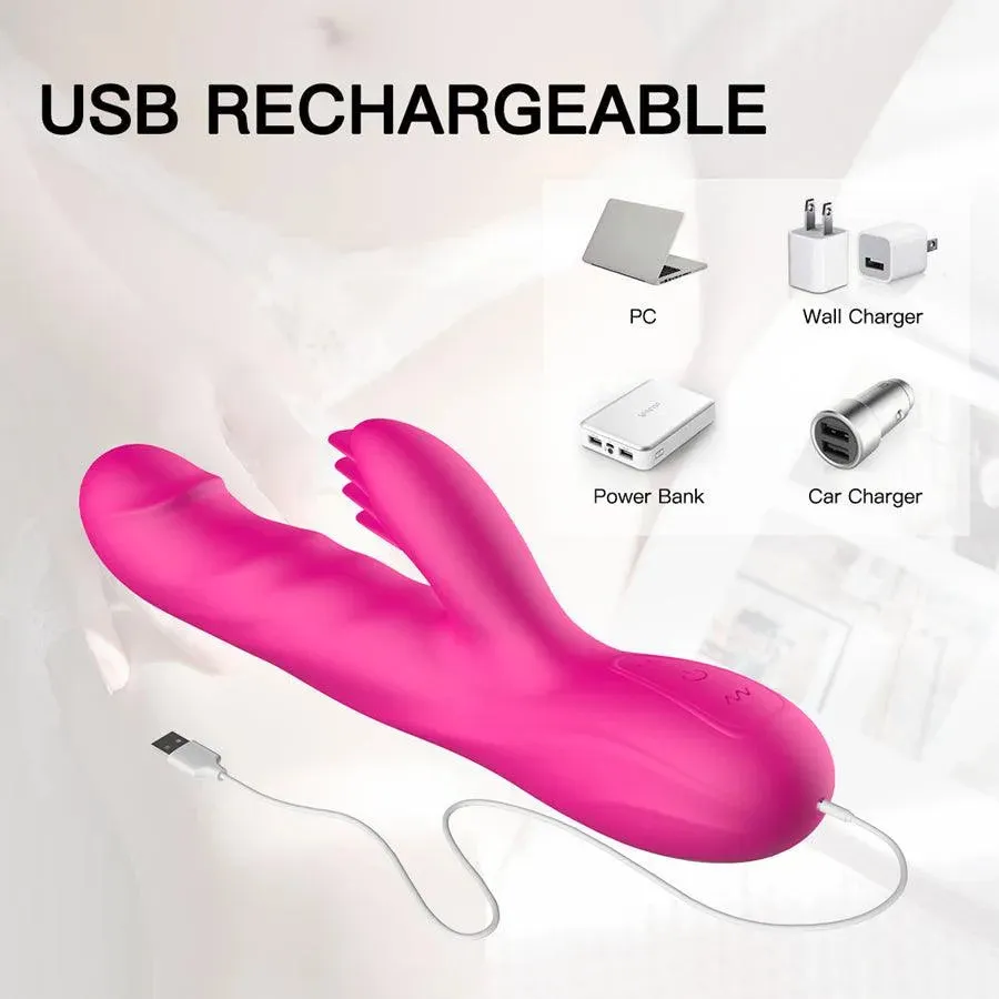 Multiple Pleasure Thrusting Rabbit Vibrator