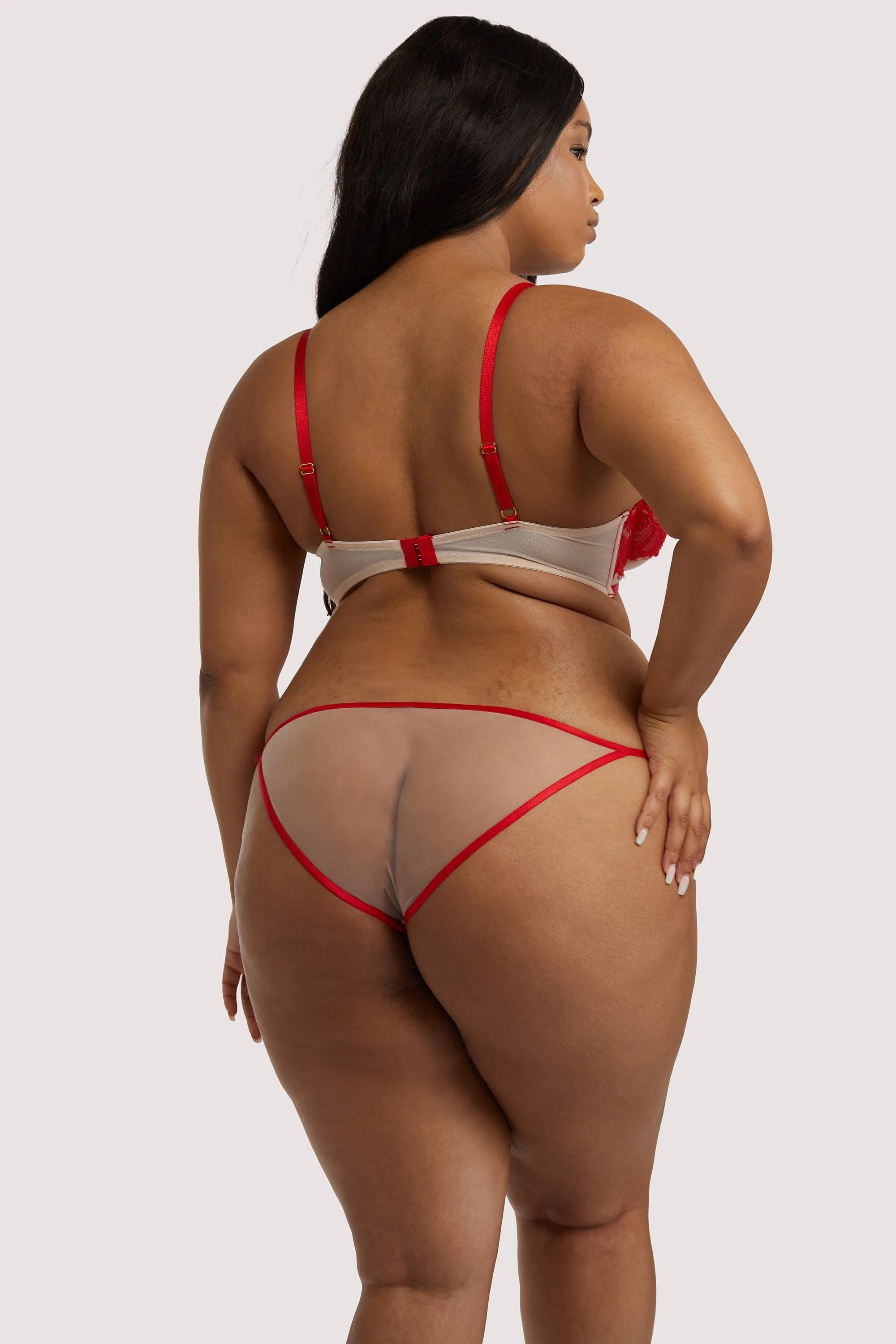 Mya Red Lace bra