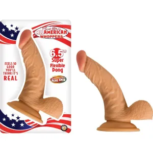 Nasstoys - Real Skin All American Whoppers Super Flexible Dong with Balls
