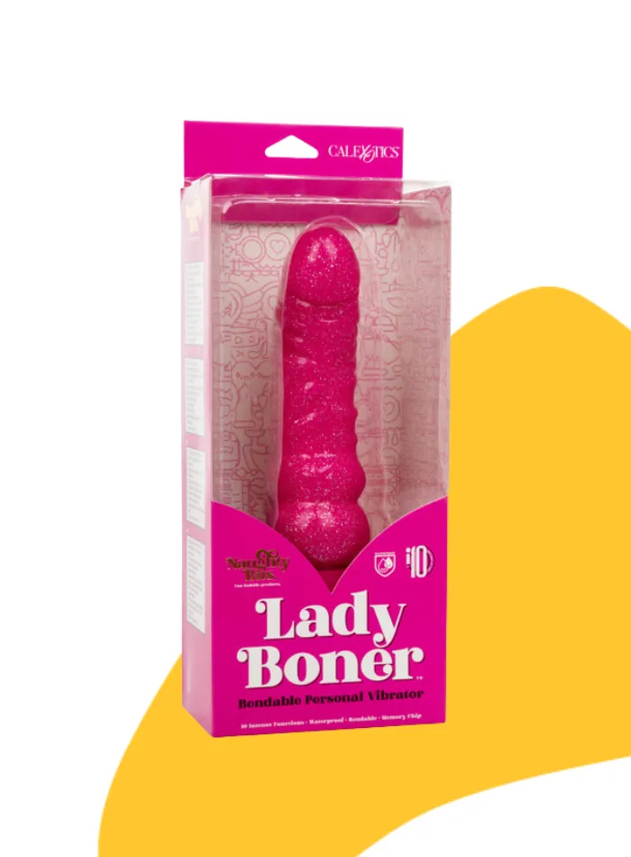 Naughty Bits LADY BONER Bendable Vibrating Dildo