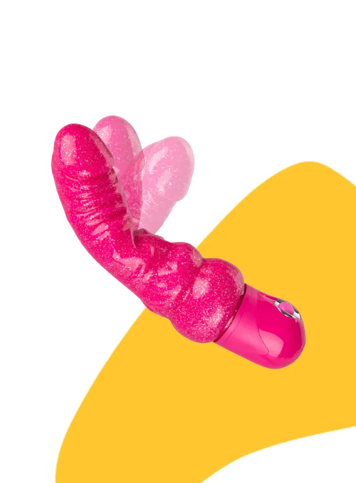 Naughty Bits LADY BONER Bendable Vibrating Dildo