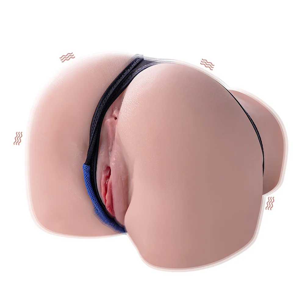 Olga Realistic Petite Vibrating Vagina & Anus Masturbator