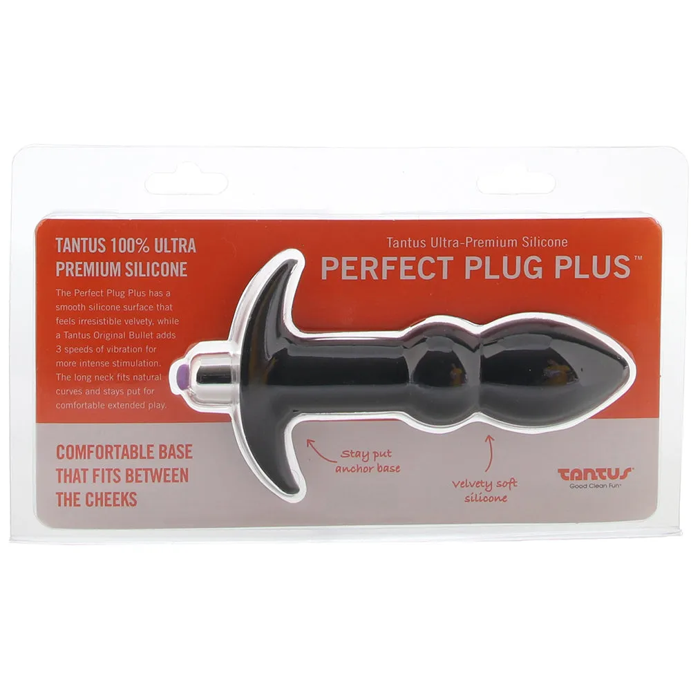 Perfect Vibrating Anal Plug in Black