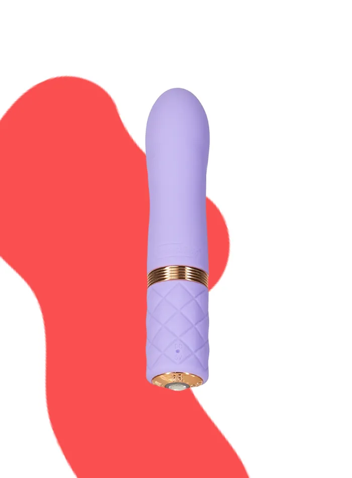 Pillow Talk FLIRTY Swarovski Crystal Bullet Vibrator - Special Edition Sensual Kit - Purple Hue