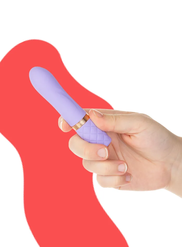Pillow Talk FLIRTY Swarovski Crystal Bullet Vibrator - Special Edition Sensual Kit - Purple Hue