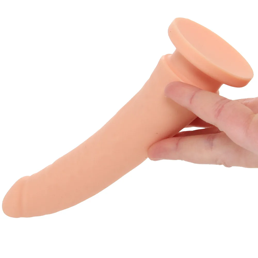 PinkCherry Premium 6.5 Inch Light Silicone Realistic Dildo