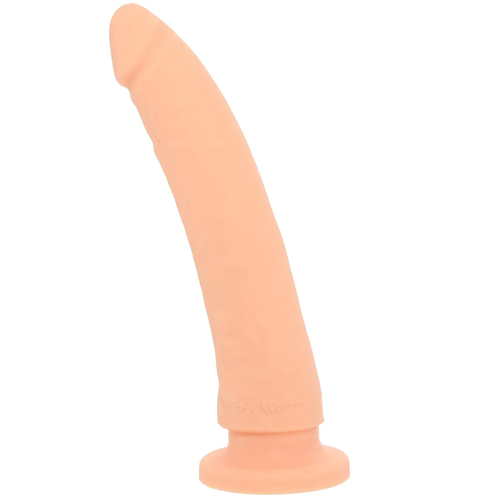 PinkCherry Premium 6.5 Inch Light Silicone Realistic Dildo