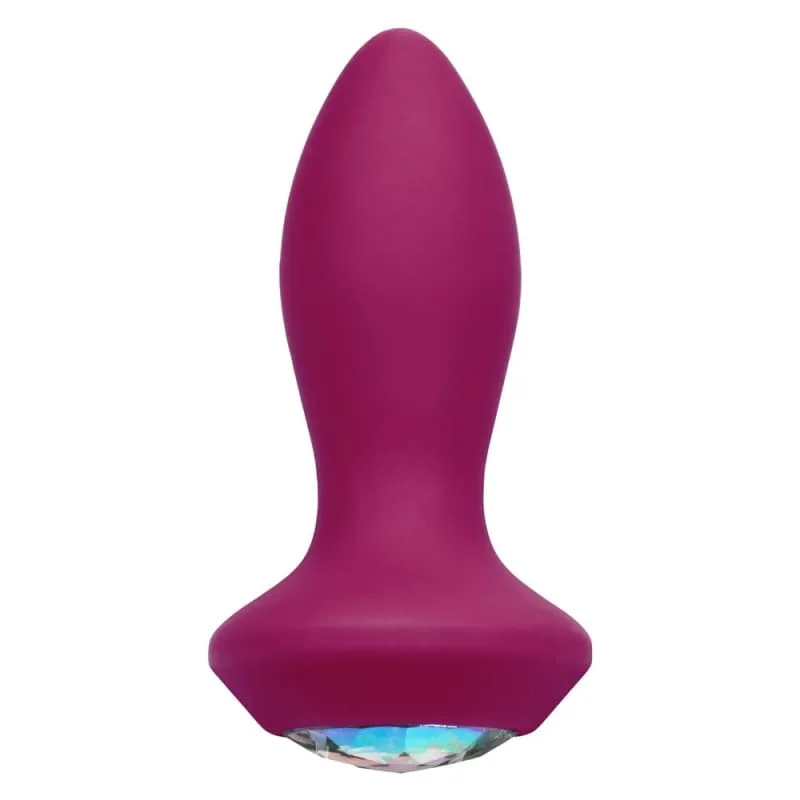 Power Gem Vibrating Petite Crystal Probe - Purple
