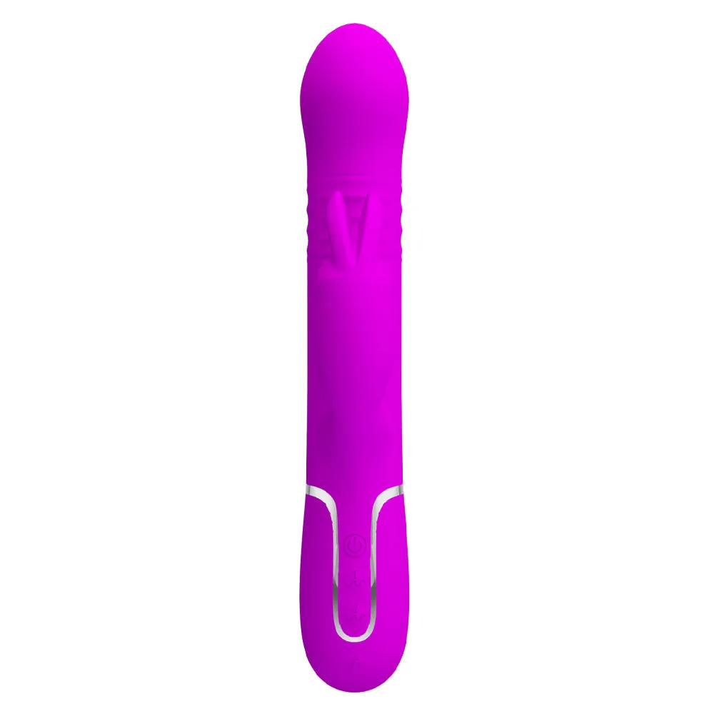 Pretty Love Coale Thrusting Rabbit Vibrator With Rotating Beads