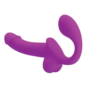Pretty Love - Kelpie Squirting Strapless Strap On (Fuchsia)