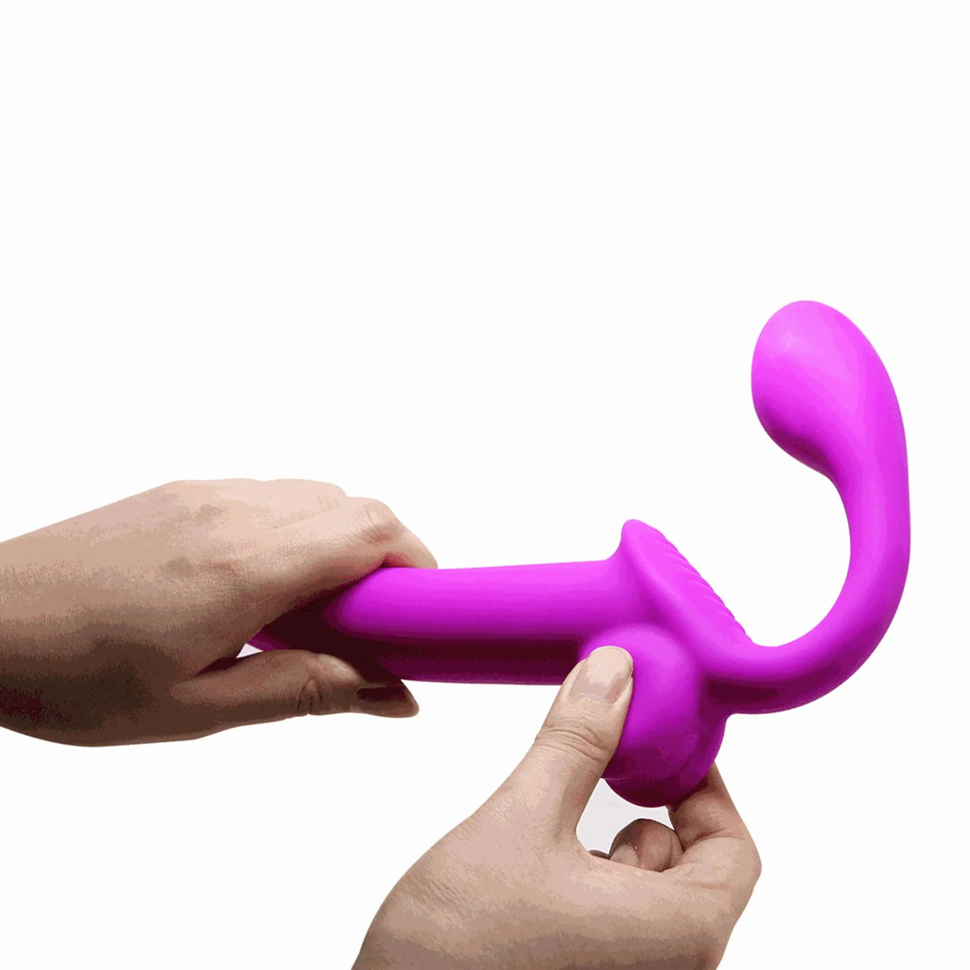 Pretty Love - Kelpie Squirting Strapless Strap On (Fuchsia)