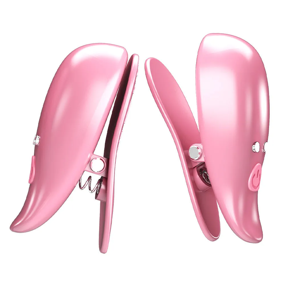 Pretty Love Leaf Wireless Vibrating Nipple Clamps