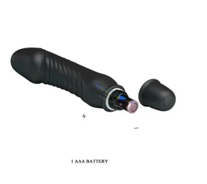 Pretty Love Stev G Spot Dildo Vibrator Black