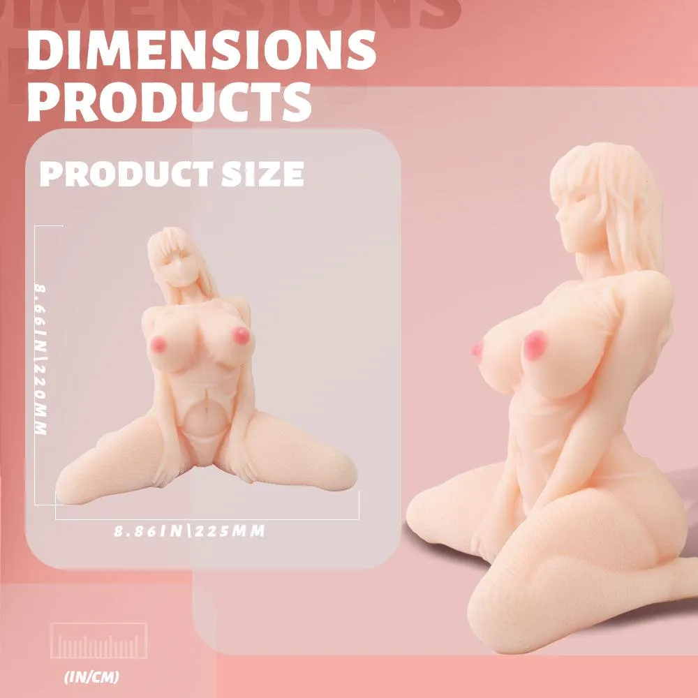 Propinkup Realistic Pocket Pussy Big Tits Gina Lifelike Masturbation Cup for Male