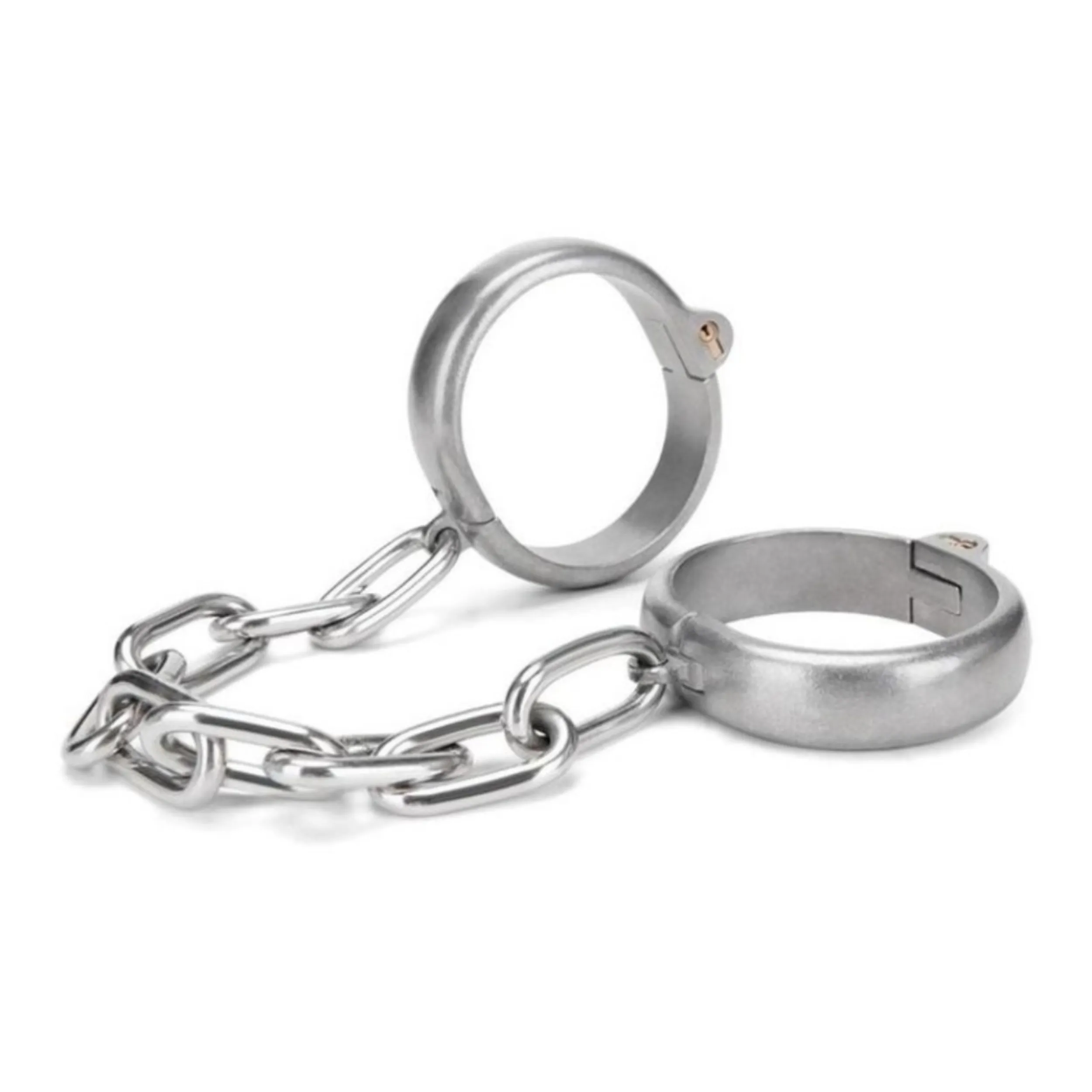 Prowler RED Heavy Duty Metal Handcuffs - Stainless Steel