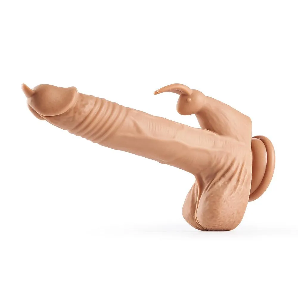 Rabbit Dildo Vibrator 3 Thrusting 5 Vibrating Modes Fantasy Animal Dildos with Clit Stimulator