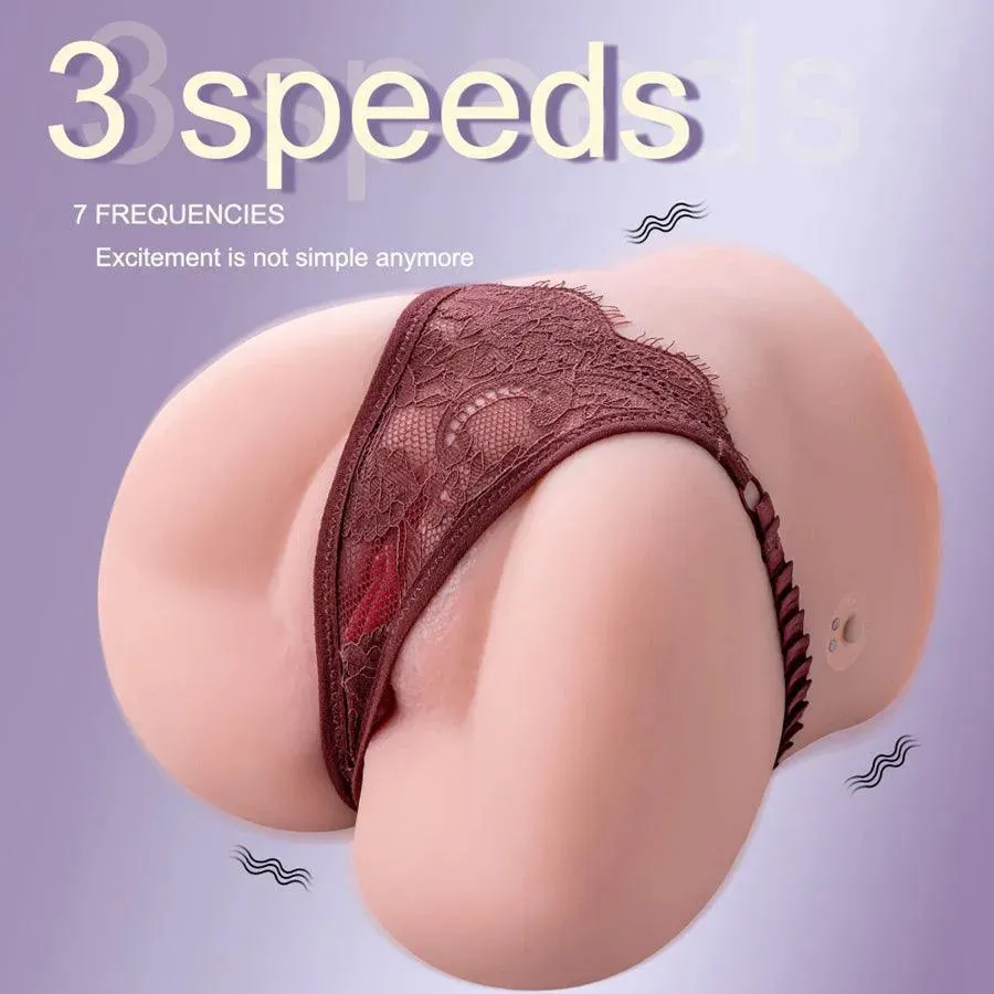 Realistic Deual Pleasure Vibrating Sex Doll