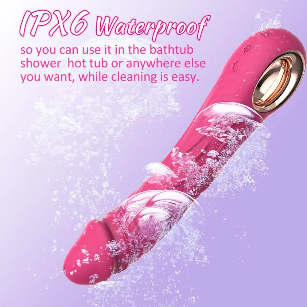 Realistic Dildo Vibrator with 10 Powerful Vibration Modes