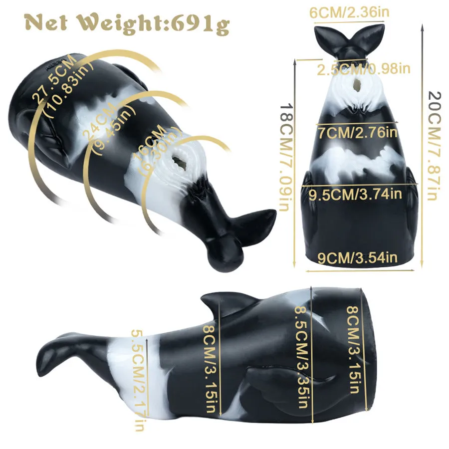 Realistic Killer Whale Pussy Toy